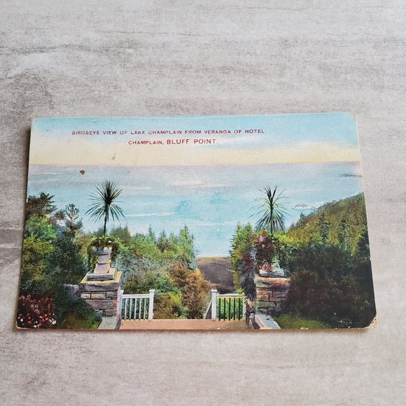 Vintage Postcards Lot Of 6 Crooked River Or Lake Champlain Columbian High School - Picture 6 of 12